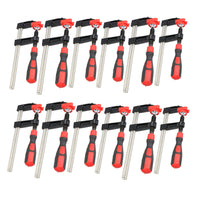 12 Pack Sliding F Clamp Clamps Bar Holder Fastener Fastening Quick Slide 3 Sizes