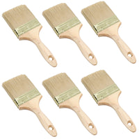 100mm Wide Nylon Paint Brush Wooden Handle for Sheds Decking Fences