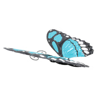 Large 3D Blue Metal  Butterfly Garden/Home Wall Art Ornament 8X24X36cm