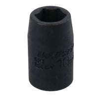 3/8in Drive Shallow Stubby Metric Impacted Impact Socket 6 Sided Single Hex