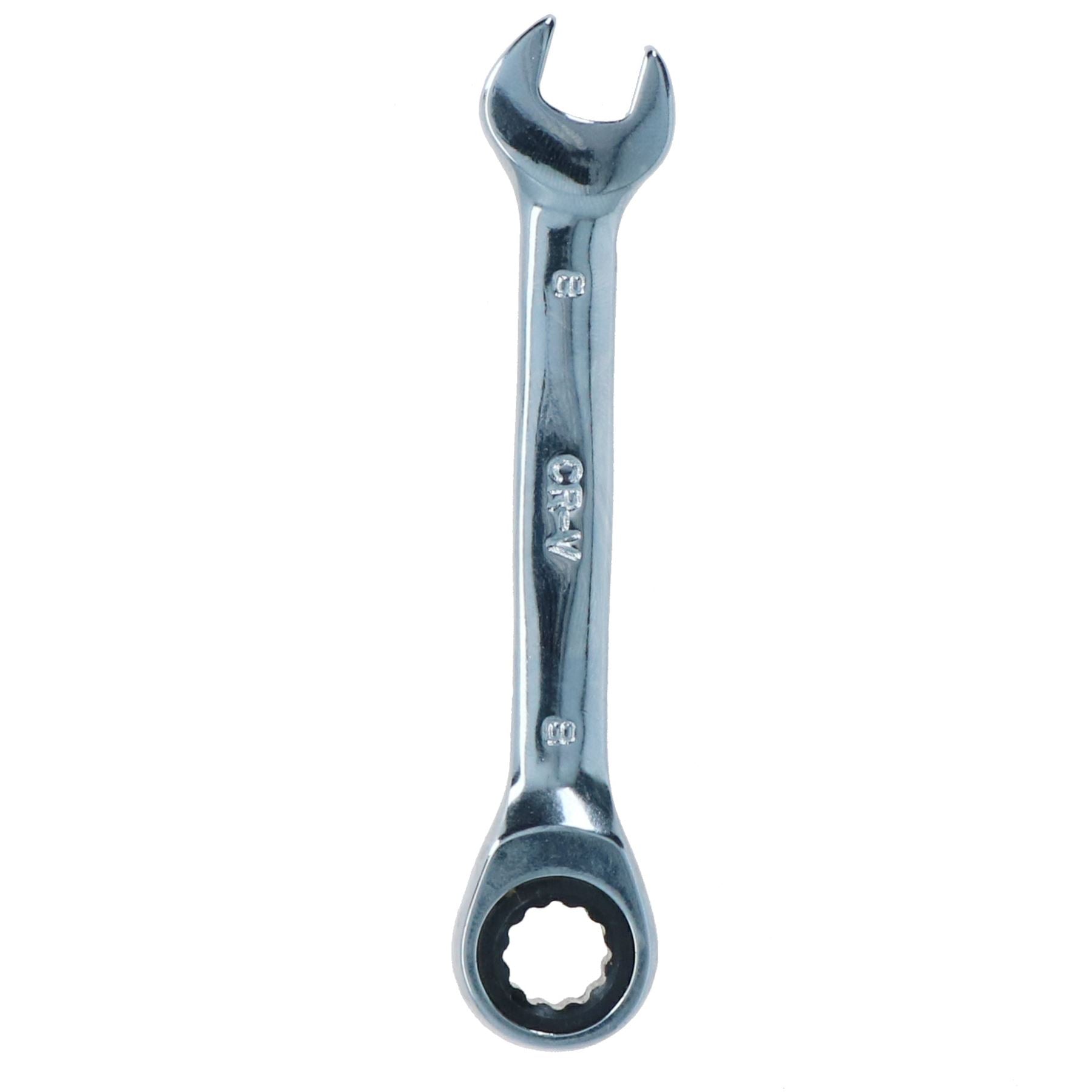 Metric MM Stubby Ratchet Combination Spanner Wrench 72 Teeth 8mm – 19mm