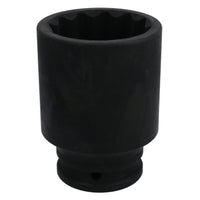 41mm 1/2in Drive Thin Walled Metric Impact Hub Nut Socket 12 Sided Deep