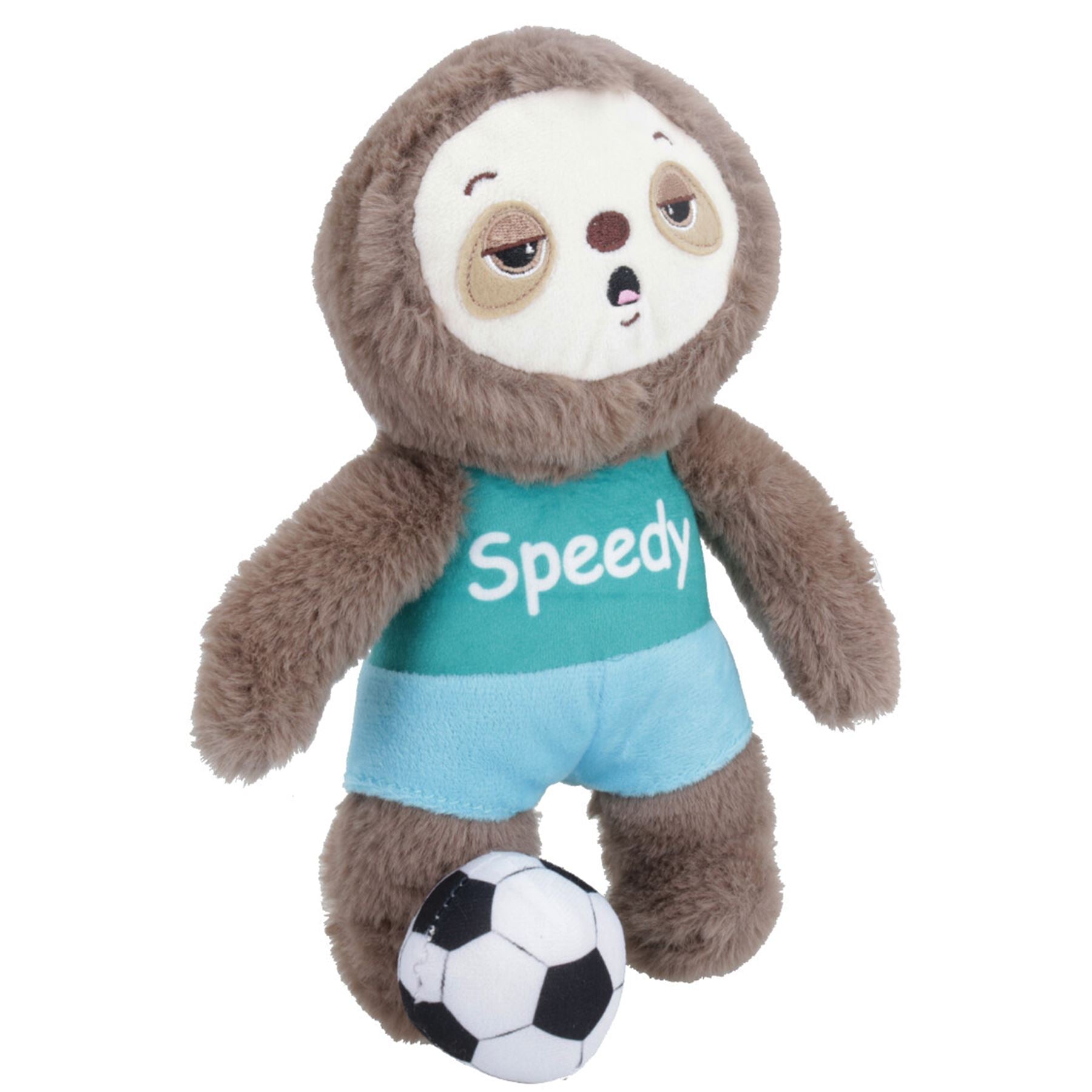 Plush Soft Sporty Sloth Speedy Dog Toy Cuddly Play Toy Gift With Squeak