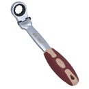 Flexi Flexible Enclosed Ring Ratchet Spanner Wrench Lockable Head 72 Teeth