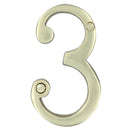 Brass House Numbers Numerals 0-9 Door Sign 70mm Plaque Street Letter Mail