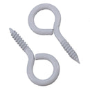 Screw Eye Hooks Fasteners Picture Curtain Hanger 7mm Hook 25mm Length