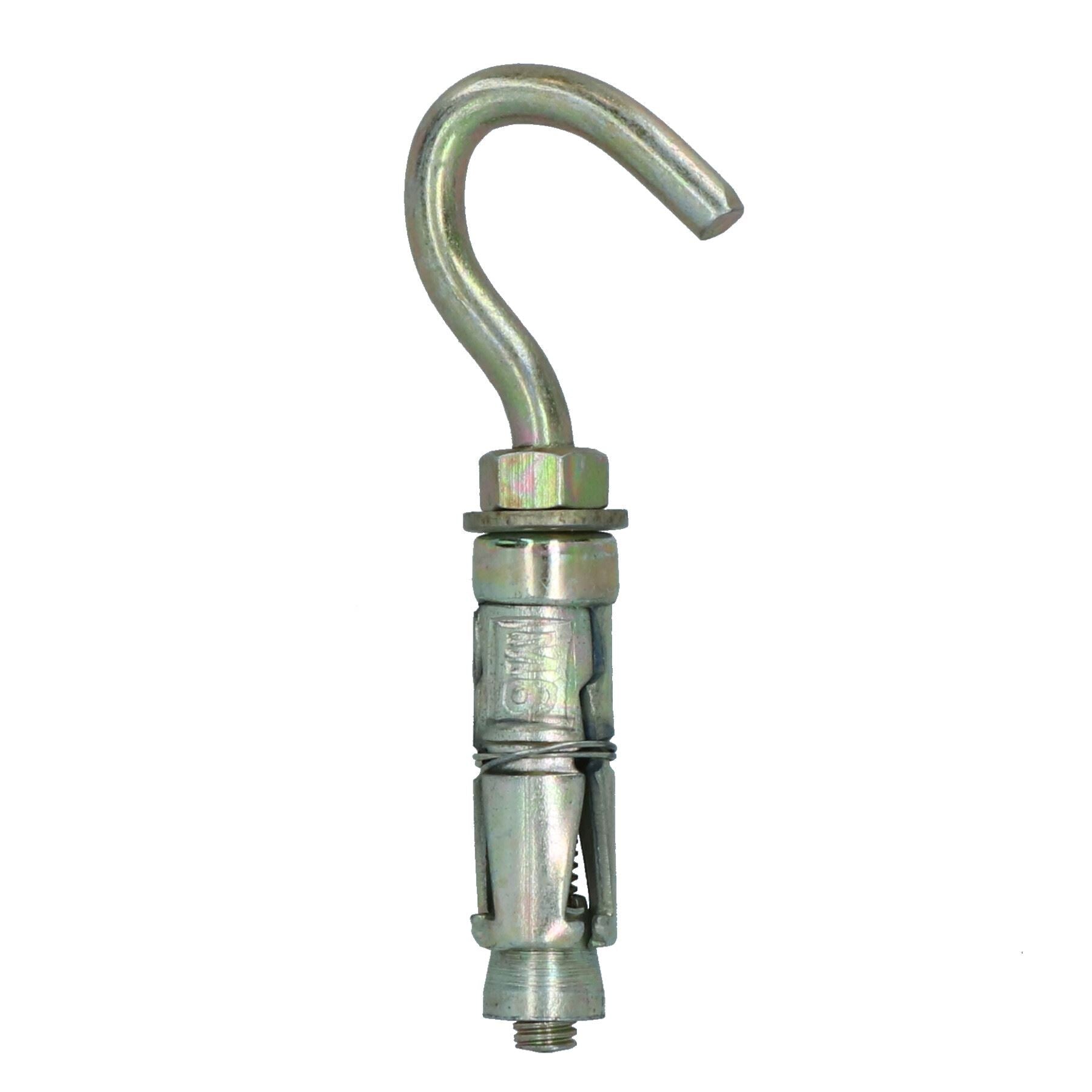 6mm Open Hook Eye Bolts Rawl Shield Wall Anchor Expansion Brick Stone