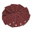 90mm Triangular Sanding Abrasive Discs Pads Hook Loop Backing Mixed Grit