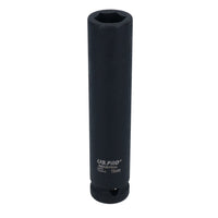 Extra Deep Long Metric MM Impact Socket 1/2" Drive 6 Sided Single Hex