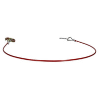 1 Metre Ring Trailer Caravan Brake Away Breakaway Safety Cable Braked Hitch