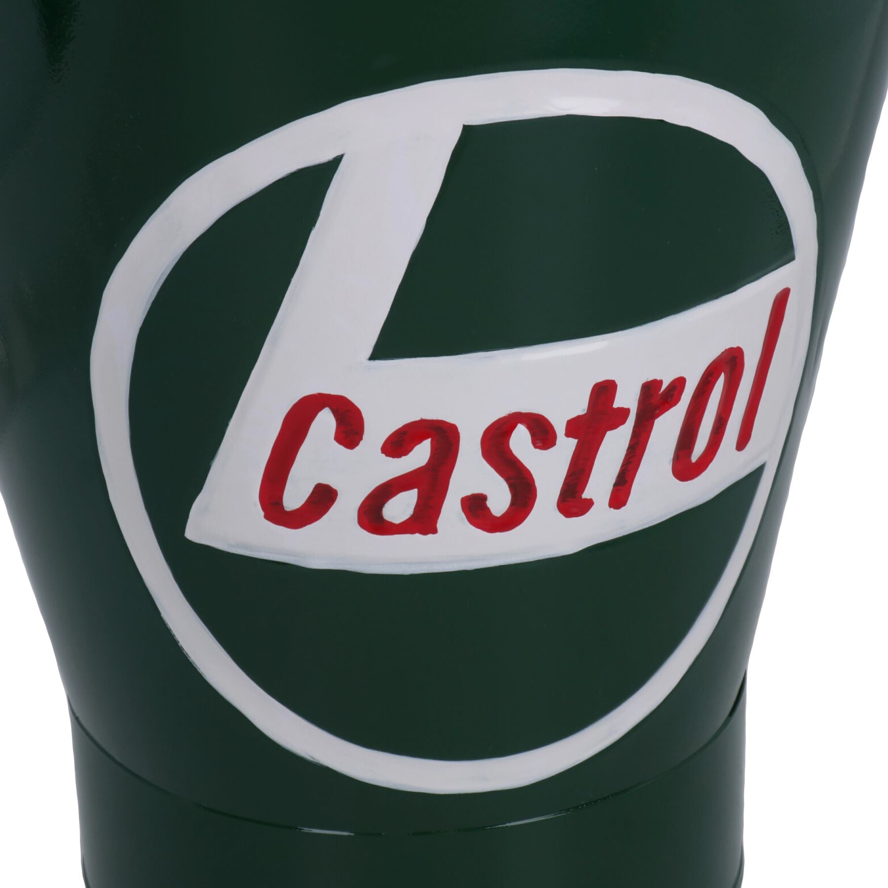 Castrol Coal Bucket Metal Ash Tidy Bin Coal Carrier Fire Log Burner Kindling Water