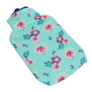 2 Litre Hot Water Bottle with Polyester Fleece Cover Cosy Revitalize Therapy