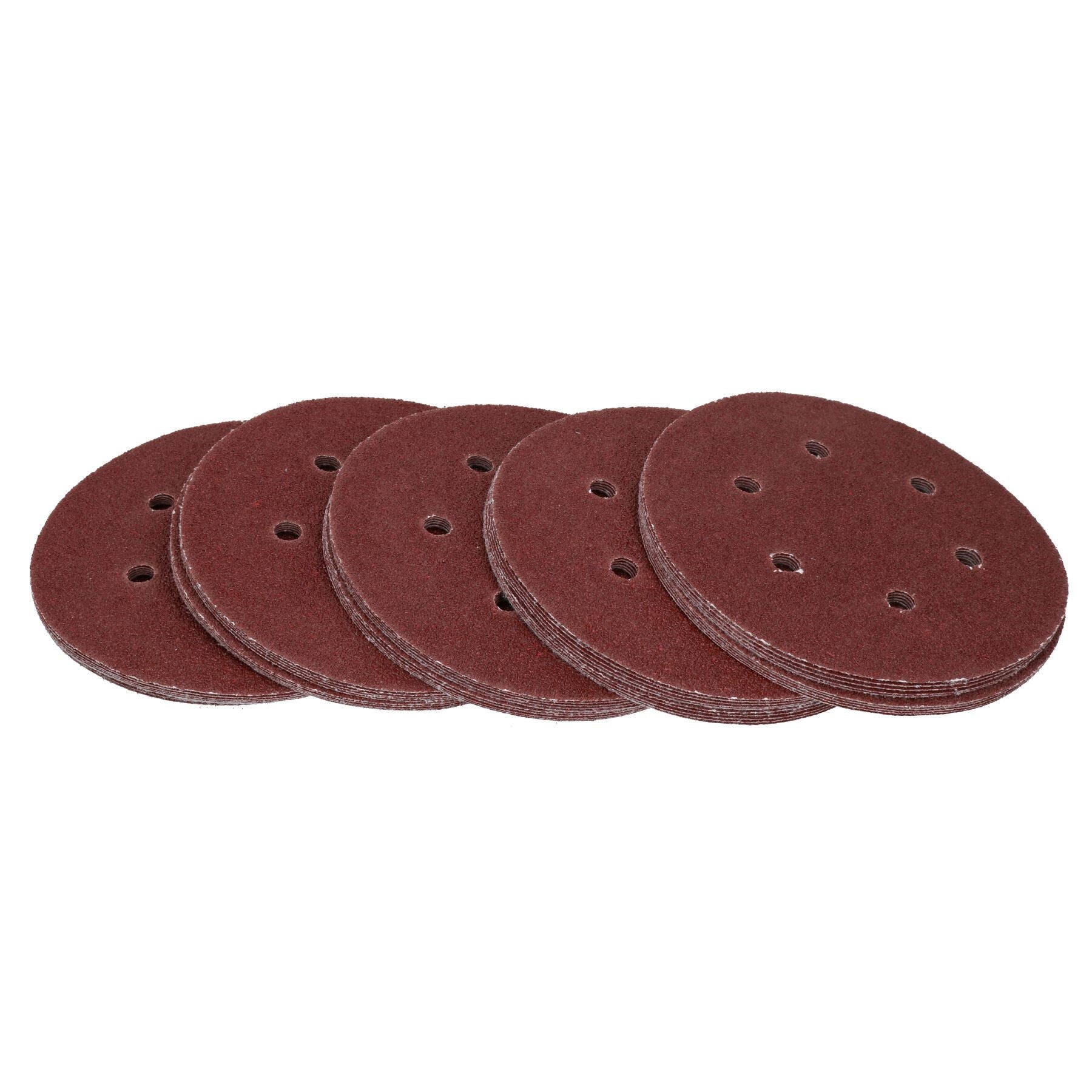 150mm Mixed Grit Hook And Loop Sanding Abrasive Discs Mixed Grit 40 – 240 Grits