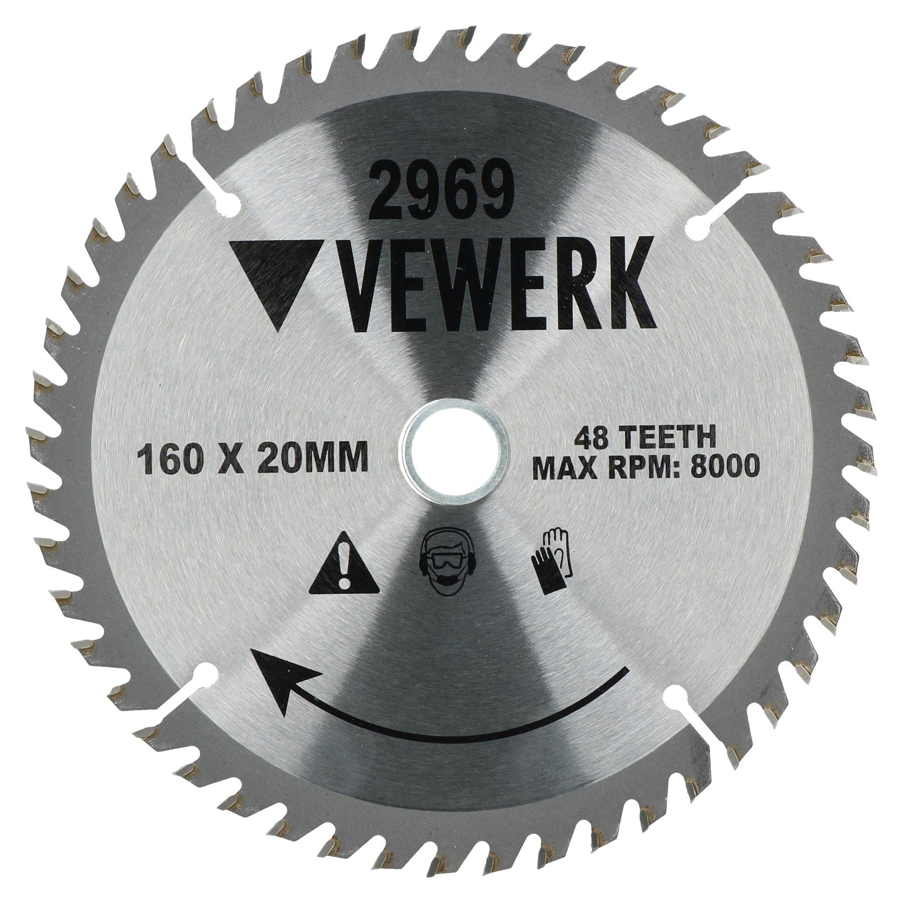 2pk 160mm x 20/16mm 48T & 60T TCT Circular Saw Blade Tungsten Carbide