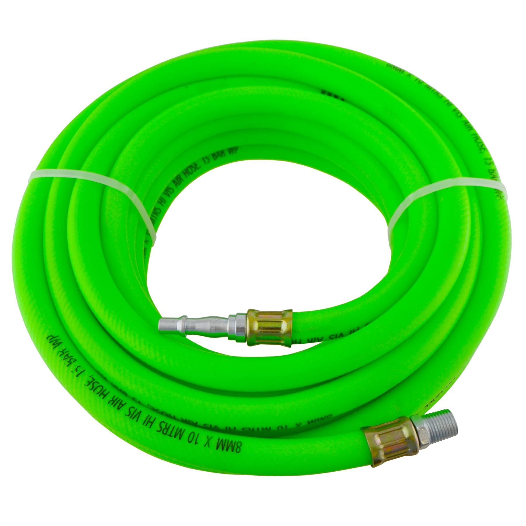 Airline Air Compressor Hose Soft Rubber High Visibility 10 Mtr 33 Feet 8mm Bore