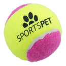 1 Medium Squeaky Tennis Balls Puppy Dog Play Time- 6.5cm Assorted Colour