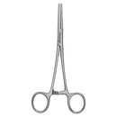 6" Straight + Curved Hemostat Forceps Stainless Steel Lockable Locking 2pc Set