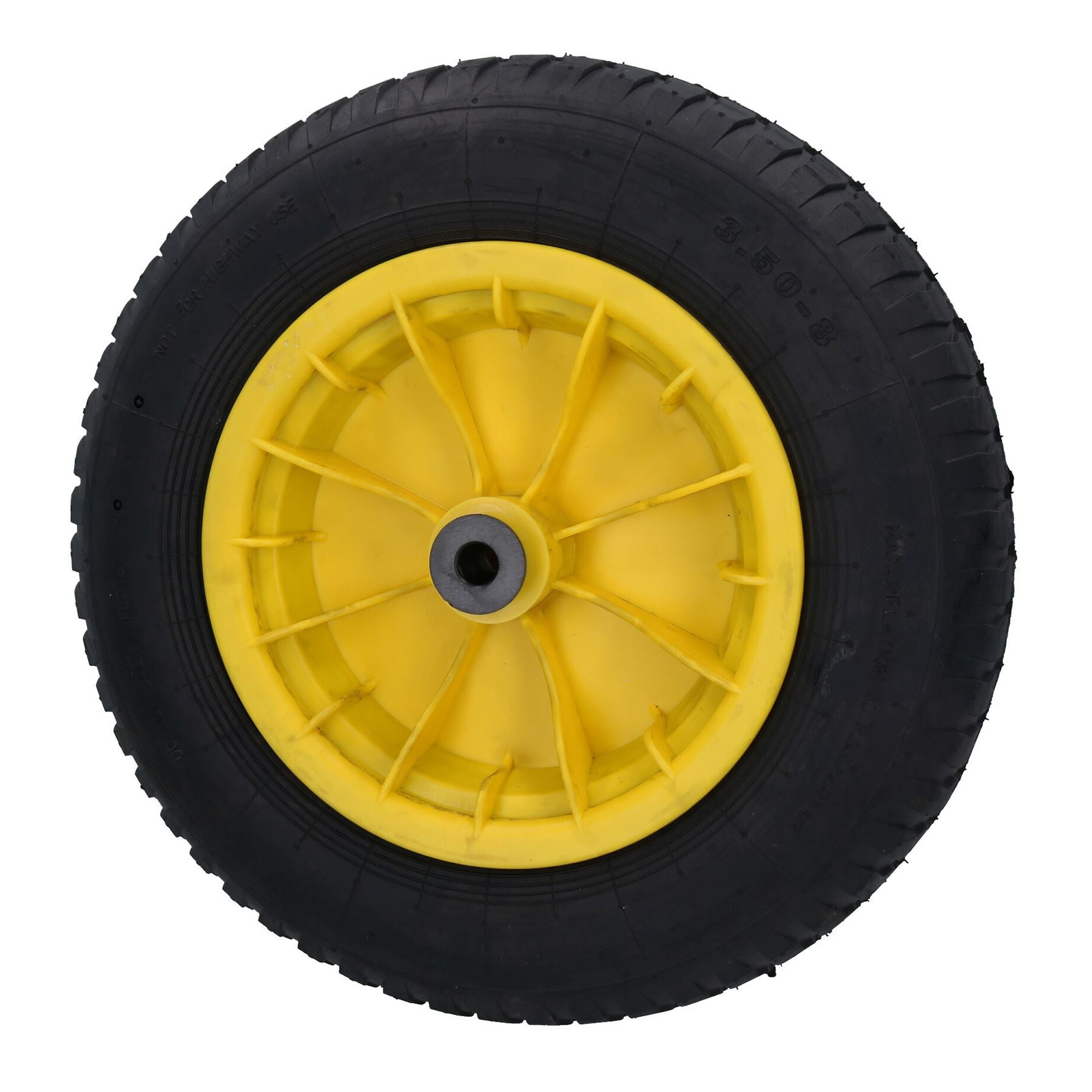 14” Pneumatic Wheelbarrow Wheel Maximum Load 160kgs 25.4mm or 13mm Bore