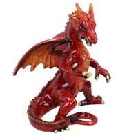 Standing Dragon Resin Fantasy Sculpture Statue Home House Ornament Figurine