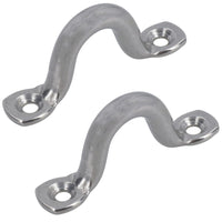 4mm Stainless Steel Wire Sheet Eye Tie Down Hook Strap 316 Marine Grade