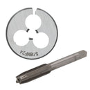 1/4" - 5/8" UNF Tap & Die Tungsten Steel Taper and 38mm Split Die