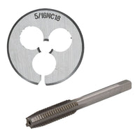 1/4" -5/8" UNC Tap & Die Tungsten Steel Taper and 38mm Split Die