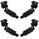 1400kg Braked Twin Axle Trailer Kit Suspension Brakes Wheels Mudguards Lights