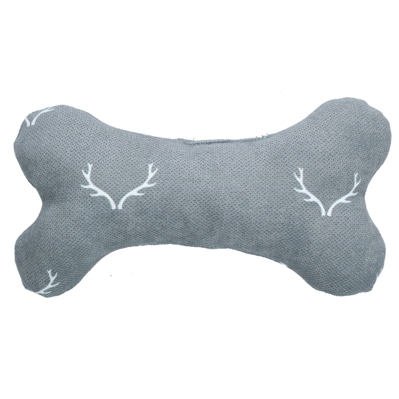 Dog Christmas Gift Plush Comfort Super Soft  Antler Comfort Bone Toy 13x25cm