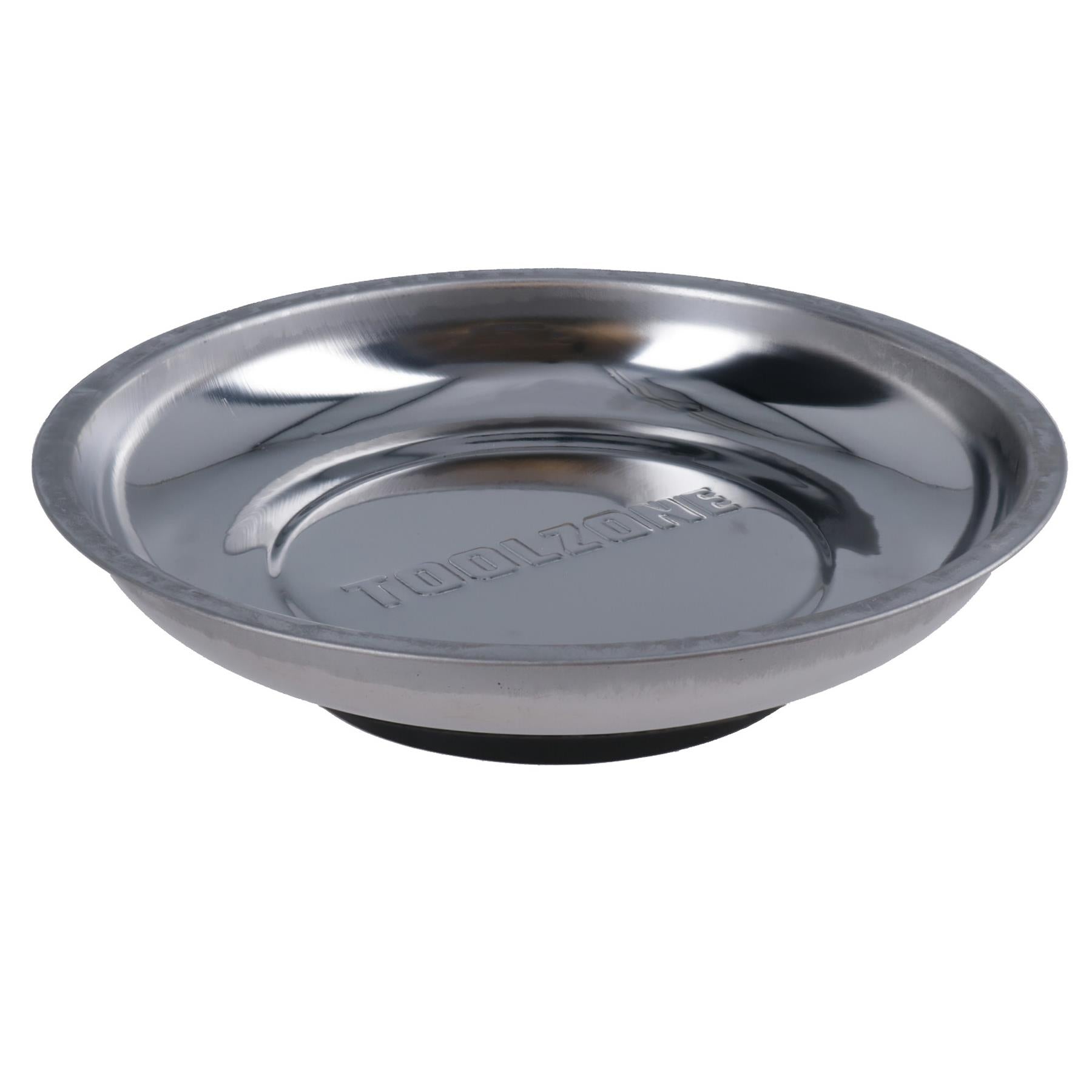 Magnetic Parts Tray Dish Storage Holder Circular Round Stainless Steel 6" TE037