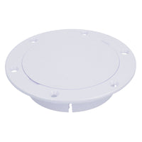 3" Snap in Flat Deck Plate by Marinco Round Inspection Hatch Waterproof Cover