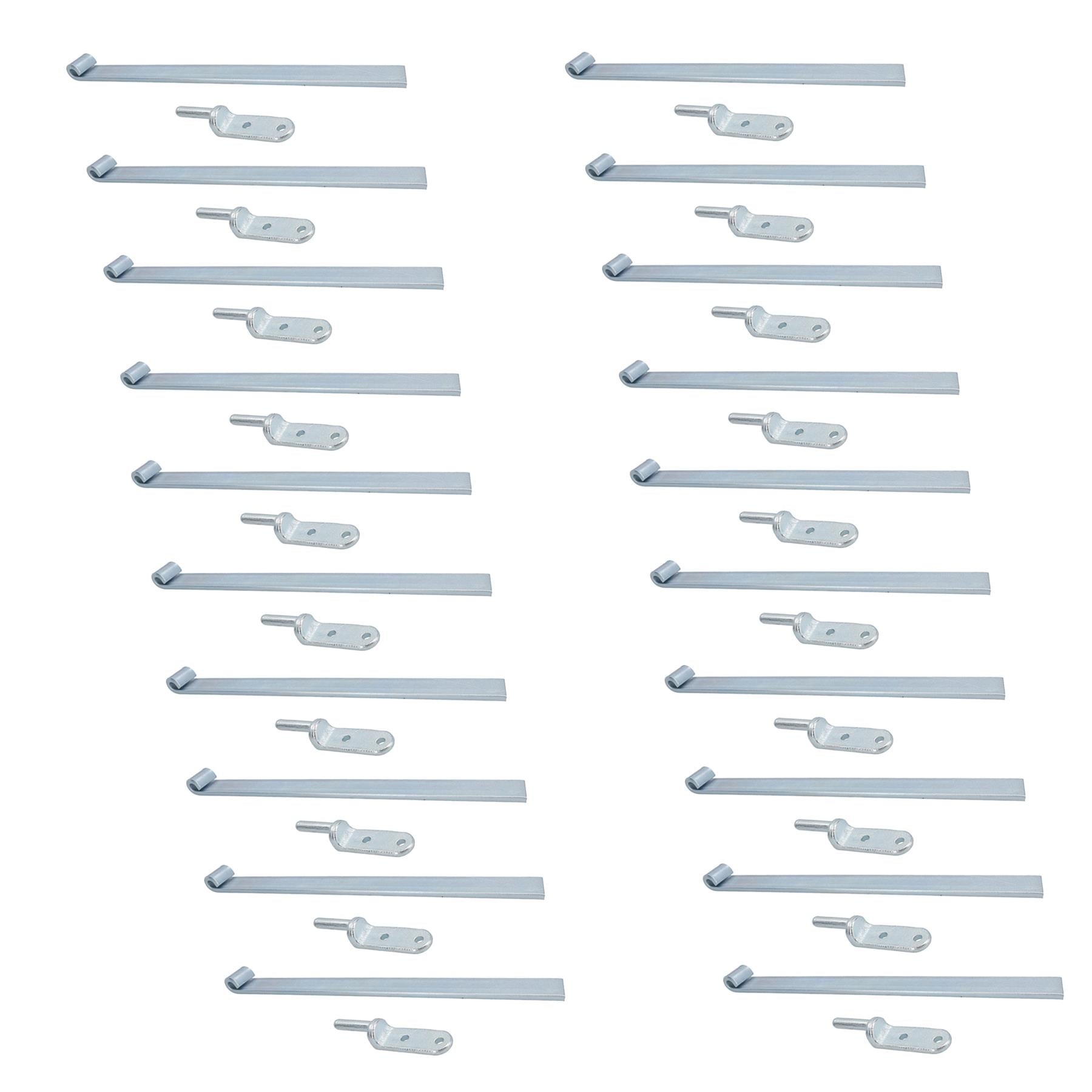 HD Long Tailgate Straight Hinge 460mm x 40mm + 12.5mm Bolt on Gudgeon Pin