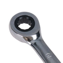 Metric MM Combination Gear Ratchet Ratcheting Spanner Wrench Bi-Hex 12 Sided