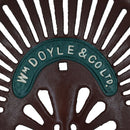 Wm Doyle & Co Ltd Tractor Seat /  Chair Farm Cast Iron Farming Farmer Plough