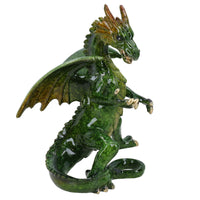 Standing Dragon Resin Fantasy Sculpture Statue Home House Ornament Figurine