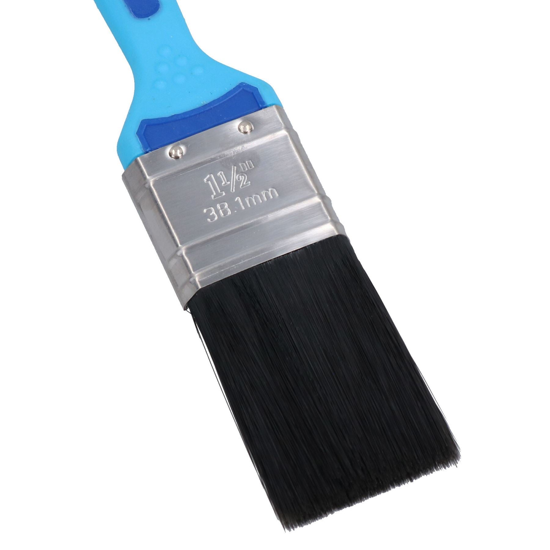 1.5” (38mm) Synthetic Paint Brush Painting + Decorating Brushes Soft Grip Handle