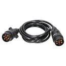 Trailer Light Electrics Extension Cable Lead Male to Male 7 Pin Plugs