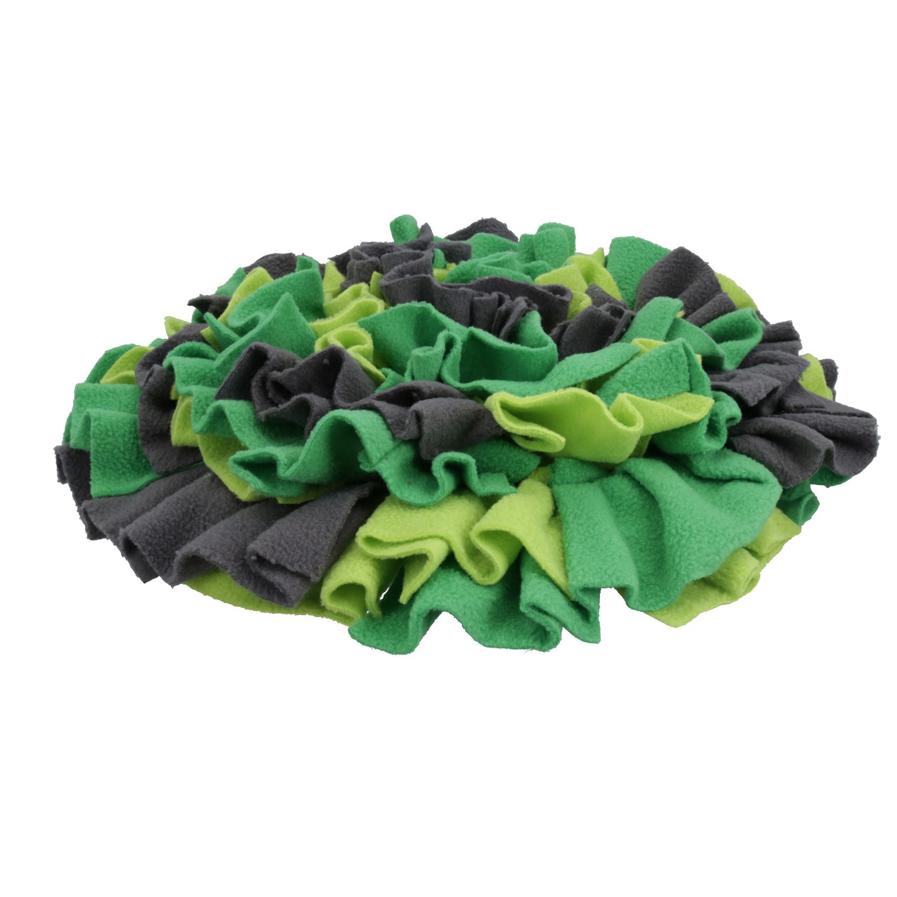 Green Camo Dog Fluffle Treat Rummaging Mat Interactive Dog Puzzle Toy