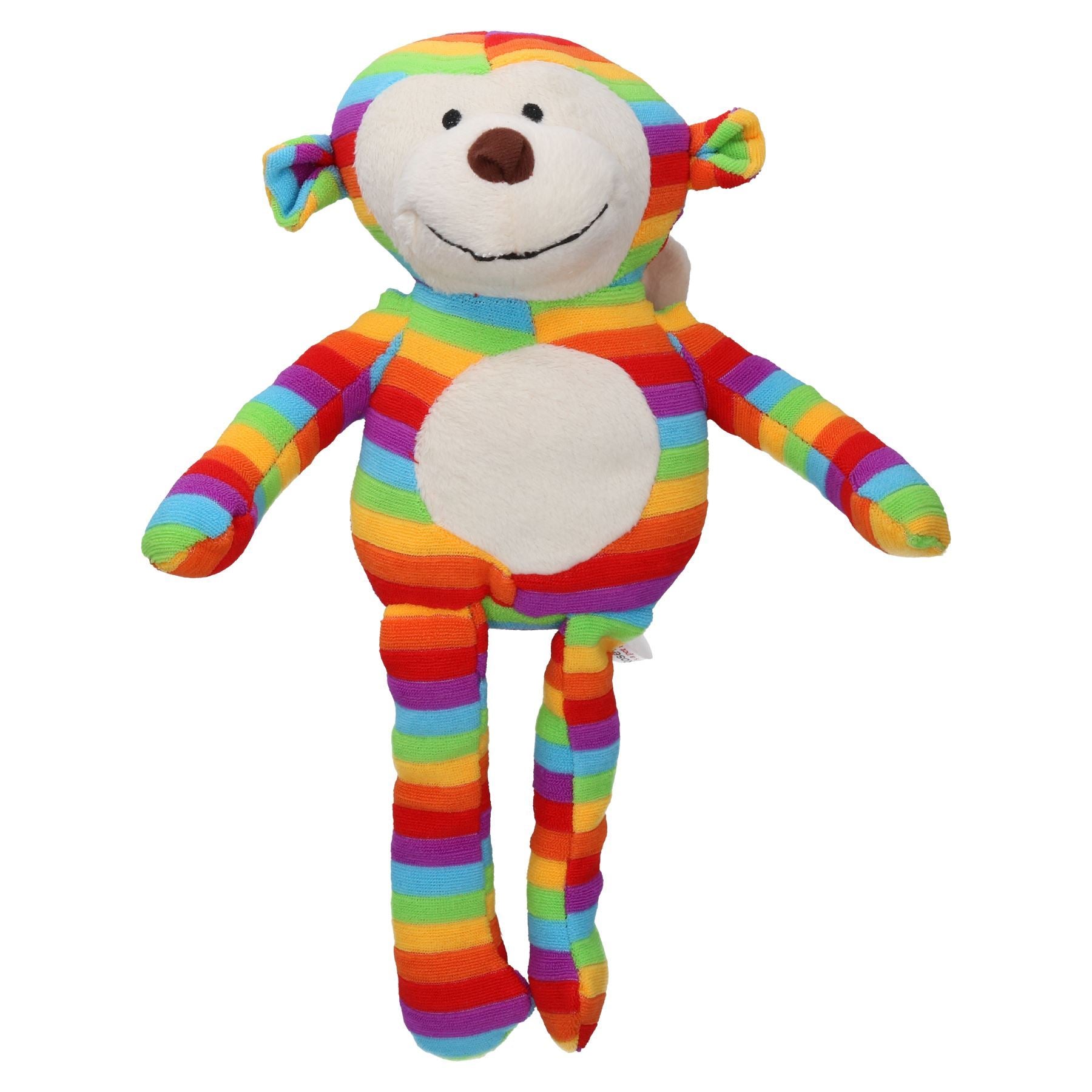 Rainbow Sonny & Mitchel Monkey Dog Toy Cuddle Toy With Squeak