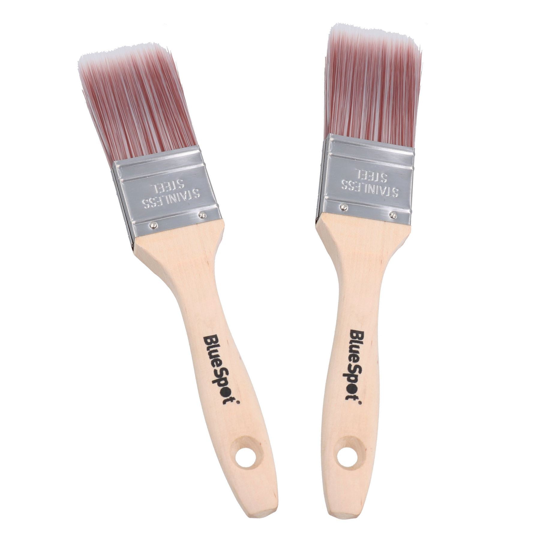 1.5” (38mm) Synthetic Paint Brush Painting + Decorating Brushes With Wooden Handle