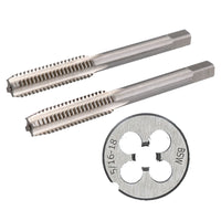 1/8" - 1/2" BSW Tap & Die Whitworth Tungsten Steel Taper Tap & 25mm Die