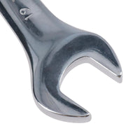 Metric Stubby Spanner Wrench Combination 10 - 19mm CRV Polished Finish TE064