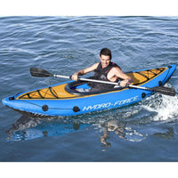 Cove Champion Inflatable Kayak 1 Person with Pump Paddle Canoe Boat Single