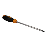 8mm Flat Head Slotted Blade Screwdriver Magnetic Tip 200mm Rubber Handle