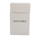 Cream Match Box Holder Long Matches Powder Coated Sheet Metal Fireplace