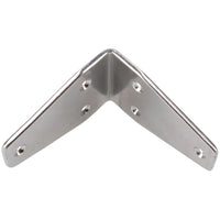 Heavy Duty Angle Bracket 90 Degree Brace Marine Stainless Steel 80mm x 50mm