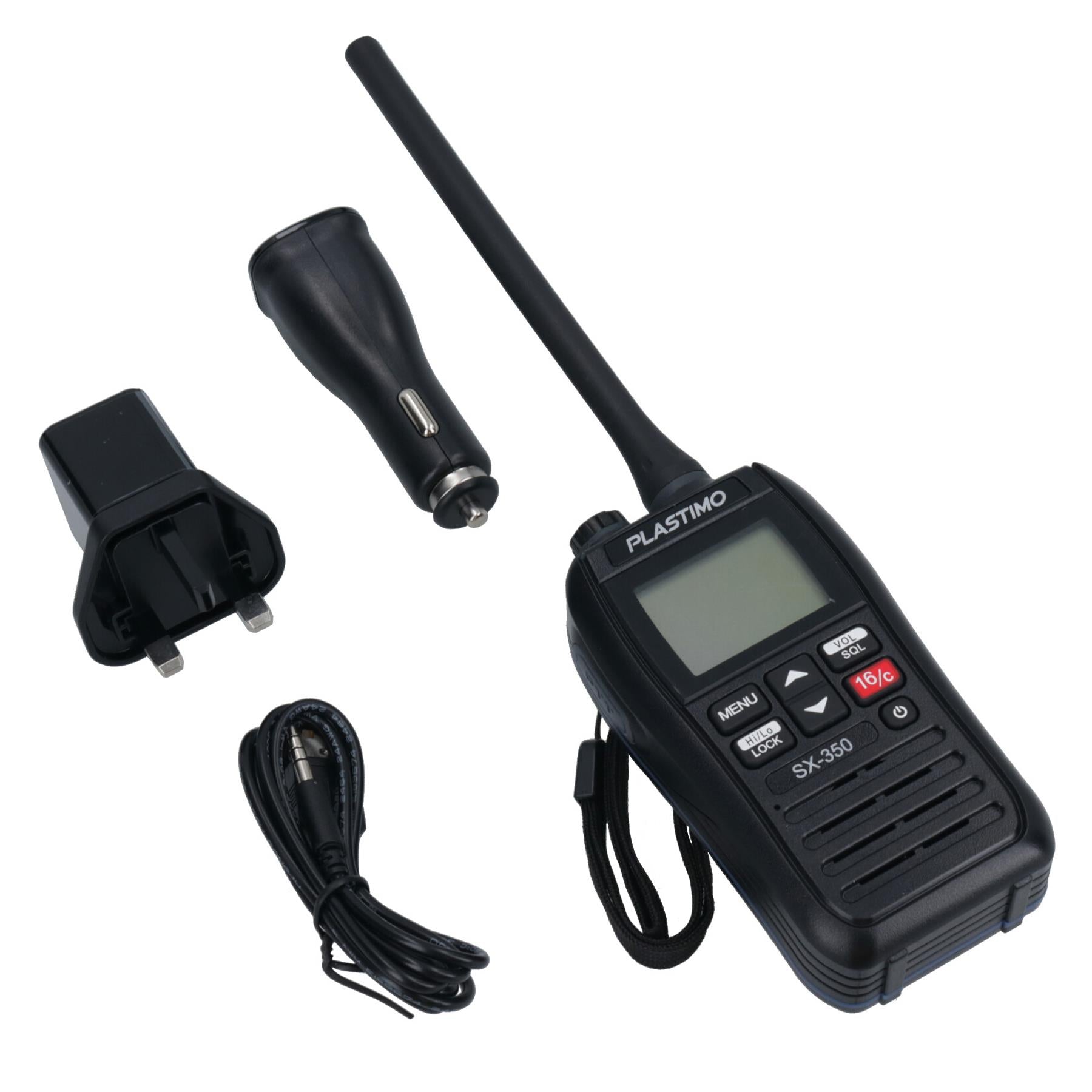 Plastimo VHF Radio Marine SX-350 Handheld Floating Waterproof Rechargable