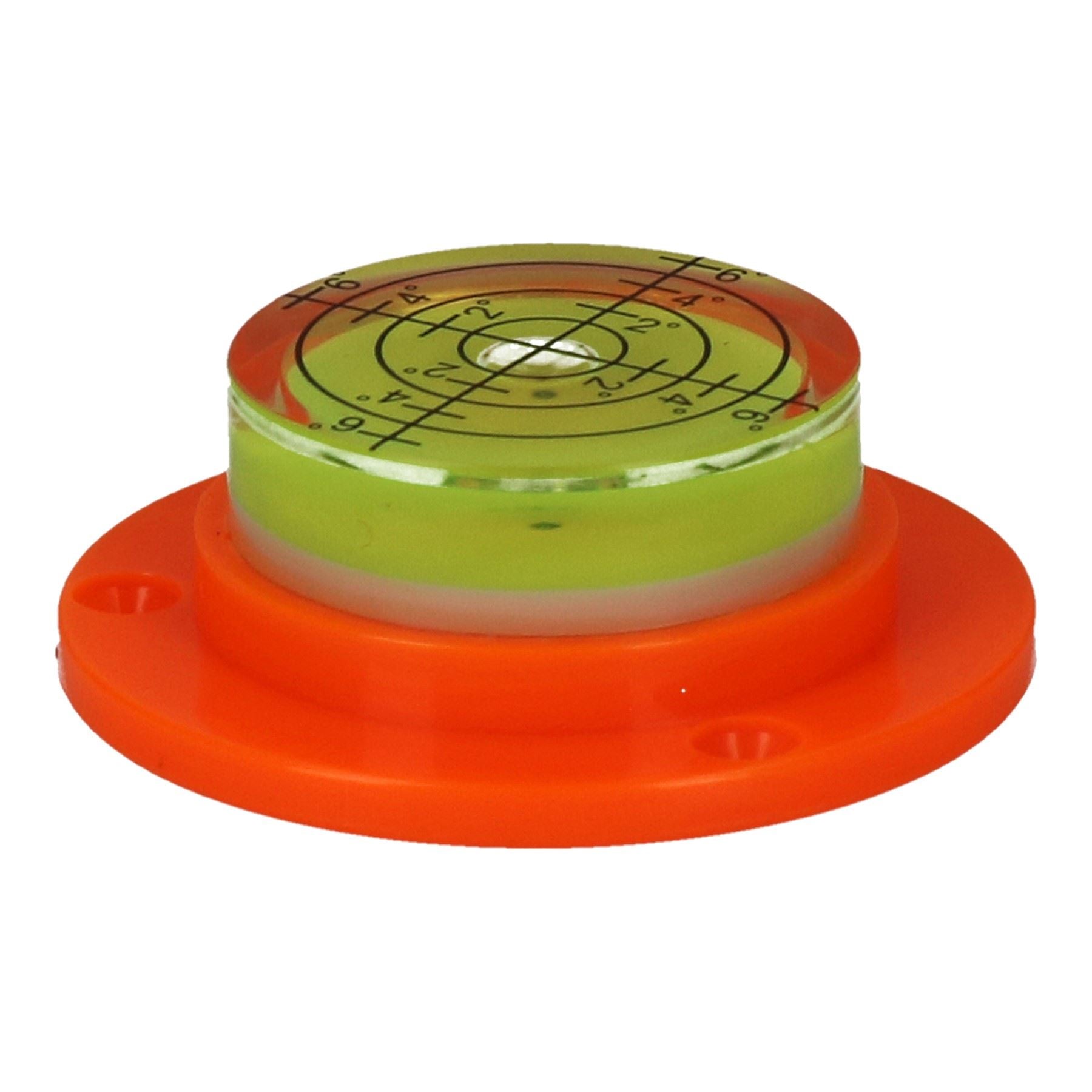 50mm Bull Eye Level Spirit Bubble Orbit Surface 0 - 6 degree Levelling Area