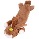 Plush Super Soft Unstuffed Rabbit Dog Toy With Squeak 8x10x58cm