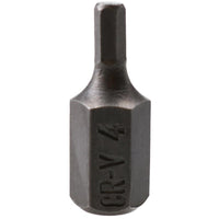 Metric MM 4mm – 12mm Hex Allen Key Bits With 10mm Shank Short or Deep