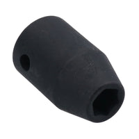 3/8in Drive Shallow Stubby Metric Impacted Impact Socket 6 Sided Single Hex